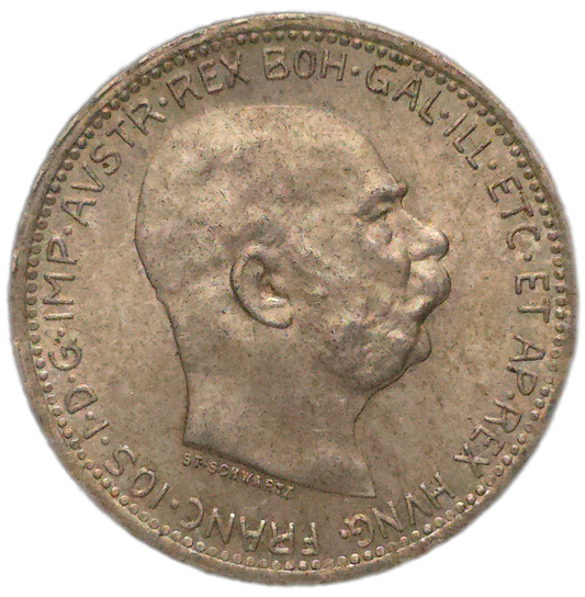 1916 Austrian Empire 1 Corona, EF