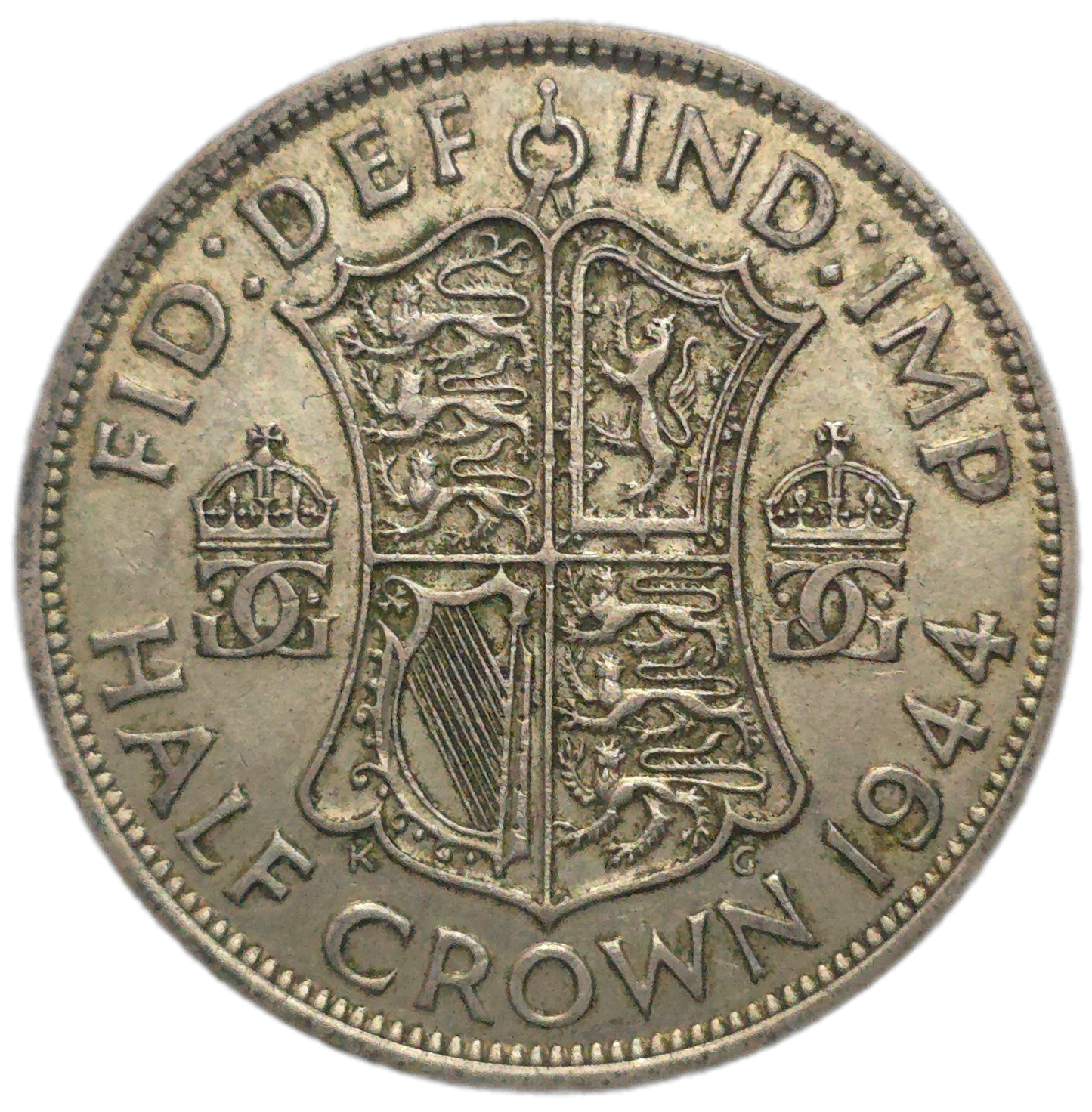 1944 United Kingdom Half Crown