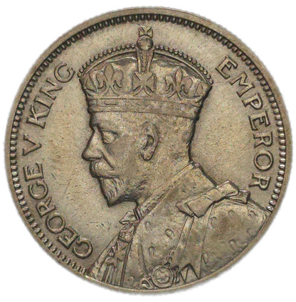 1935 New Zealand Shilling, gVF