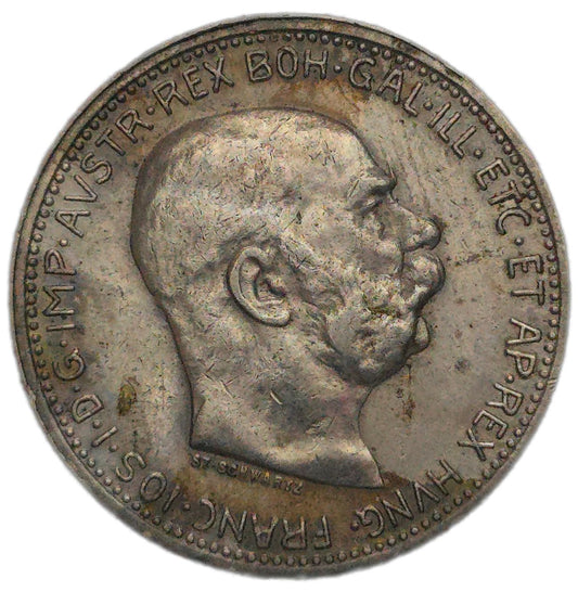1914 Austrian Empire 1 Corona