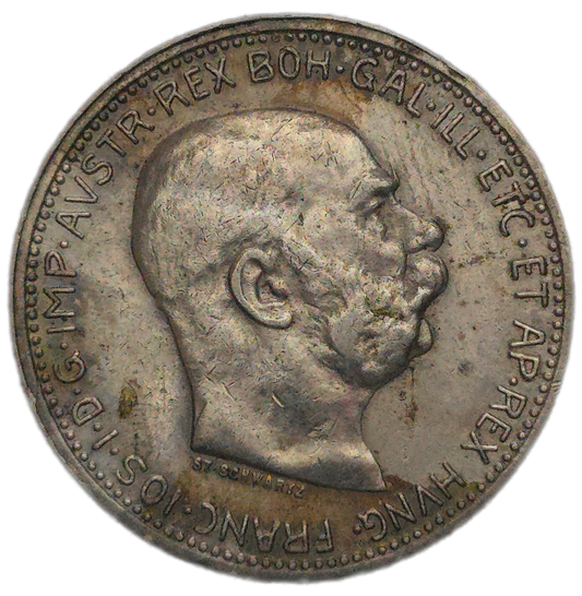 1914 Austrian Empire 1 Corona
