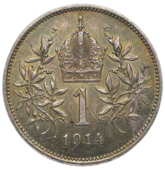 1914 Austrian Empire 1 Corona