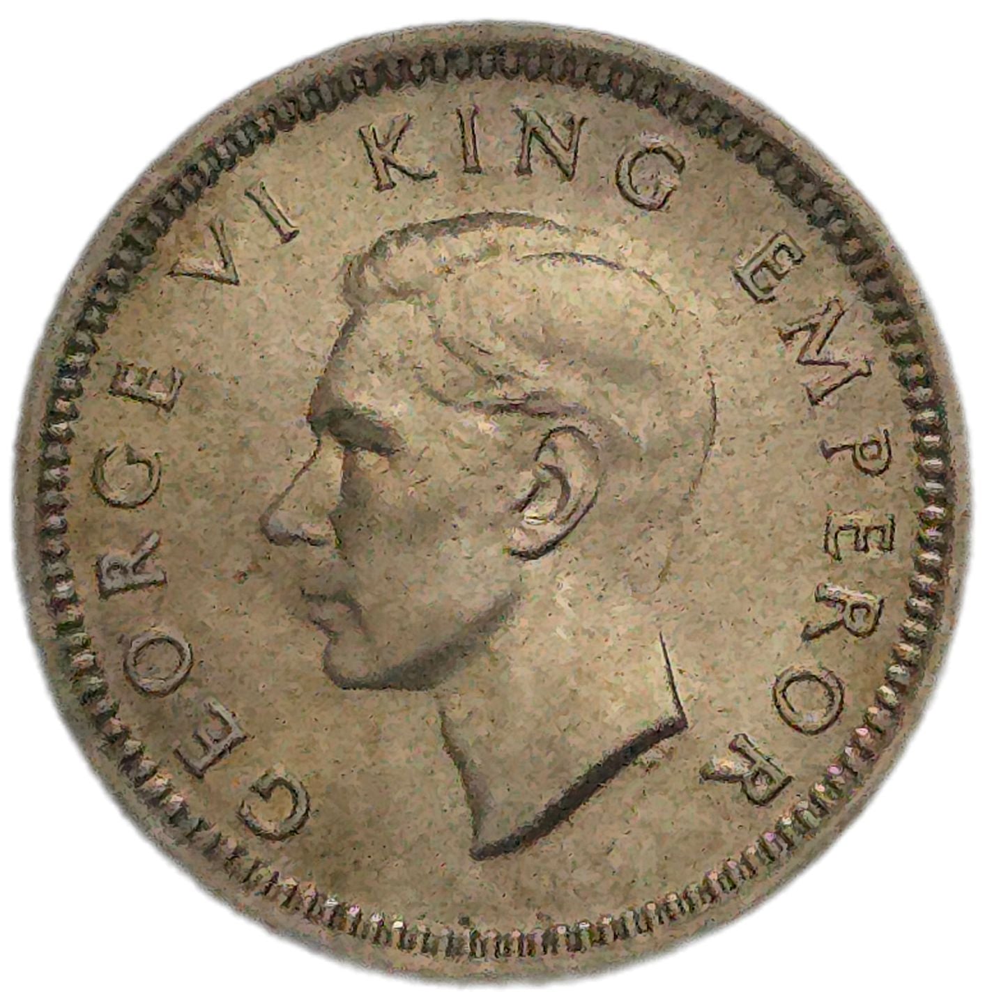 1941 New Zealand Threepence, gEF