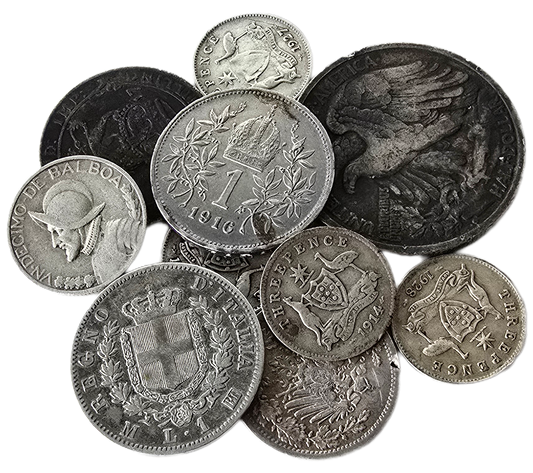 1 Ounce Silver Actual Silver Weight, World Coins