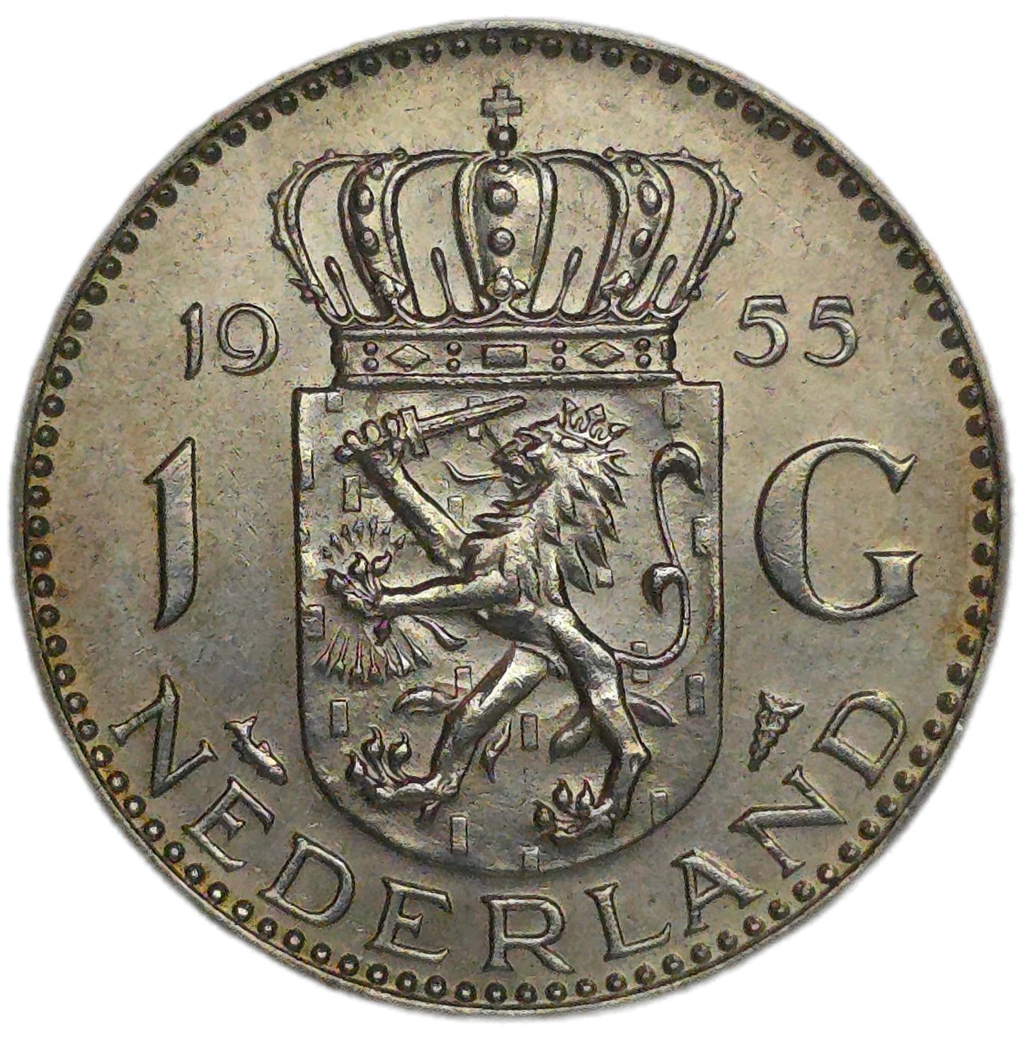 1955 Netherlands 1 Gulden