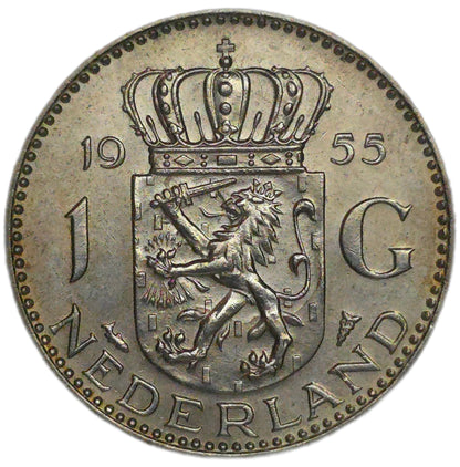 1955 Netherlands 1 Gulden