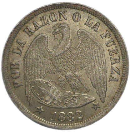 1882 Chile One Peso