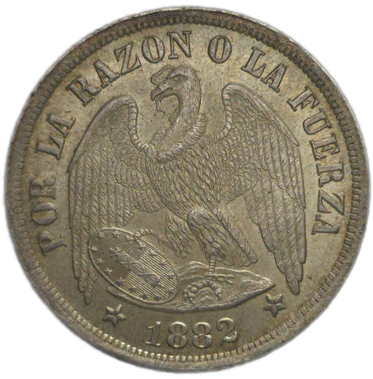1882 Chile One Peso