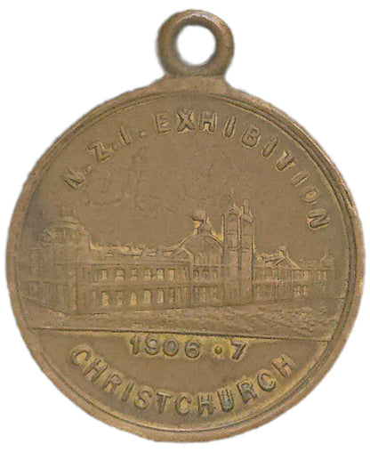 1906-07 New Zealand, New Zealand Exhibition Medalet