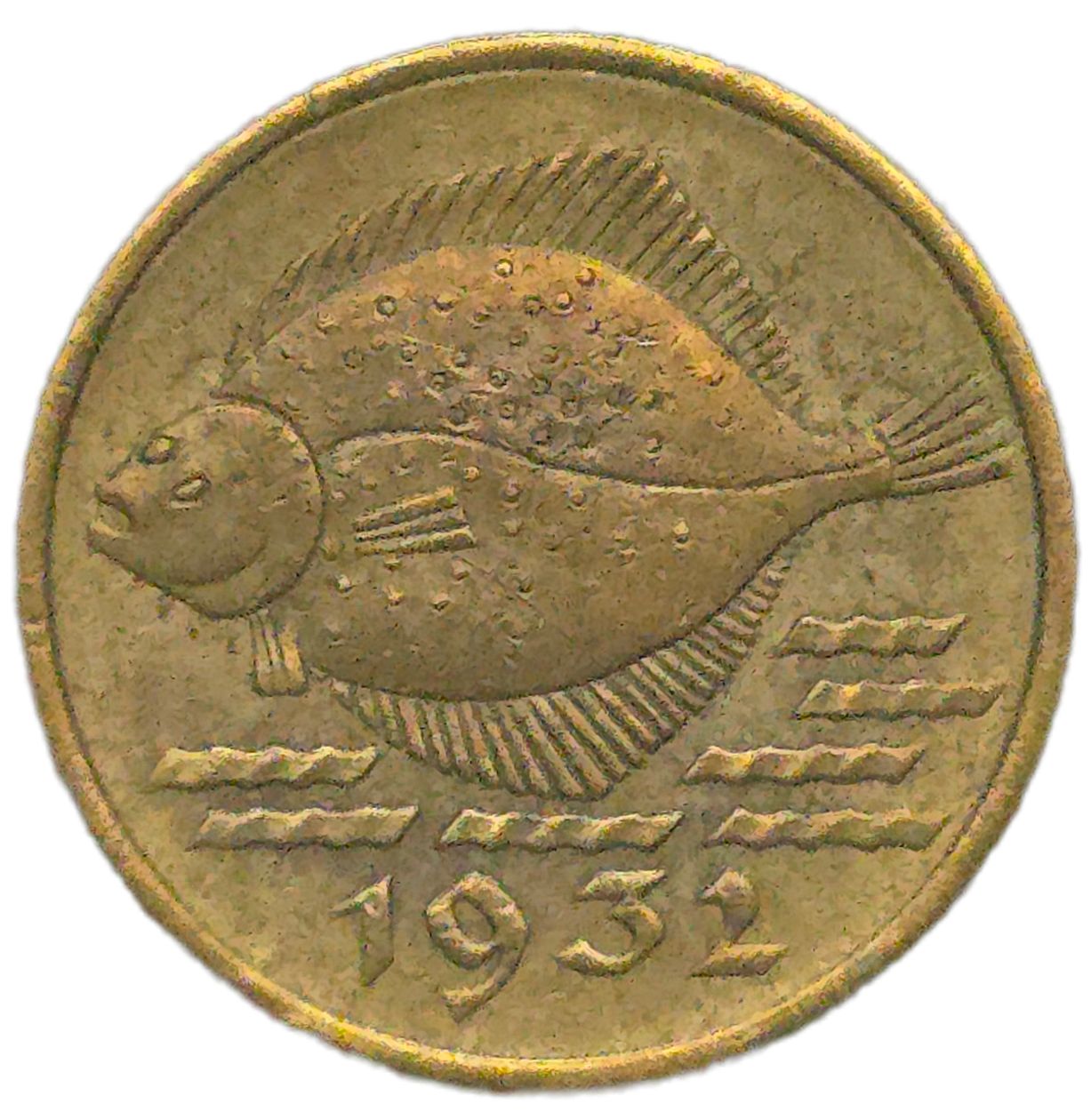 1932 Germany 5 Pfennigs, City of Danzig