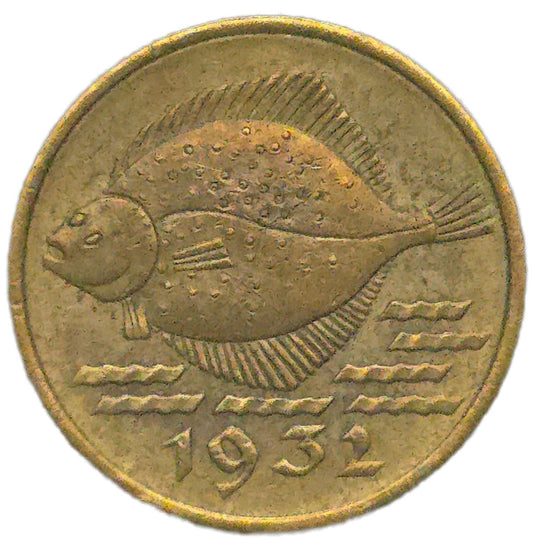 1932 Germany 5 Pfennigs, City of Danzig
