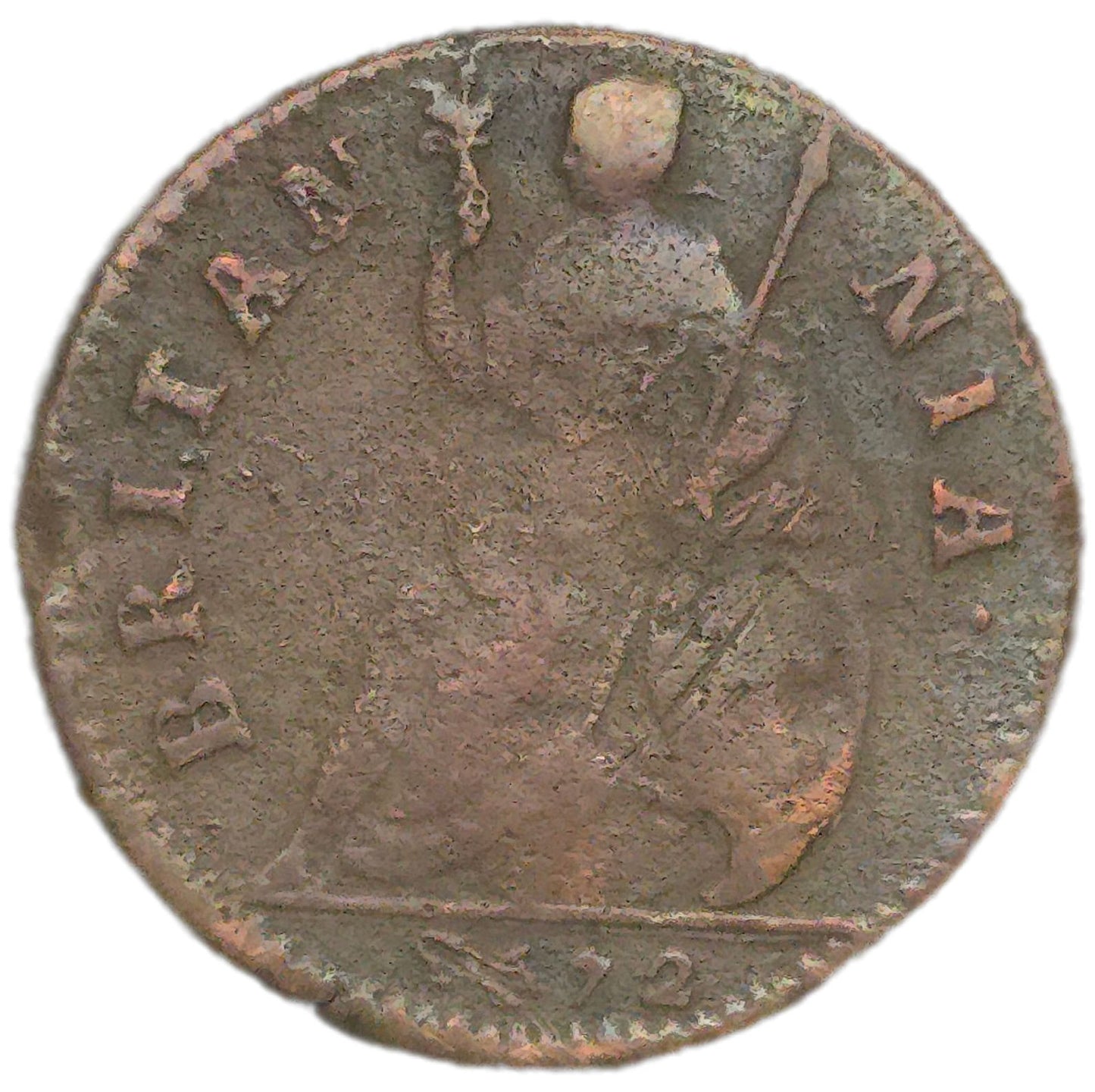 1672 United Kingdom Charles II Farthing