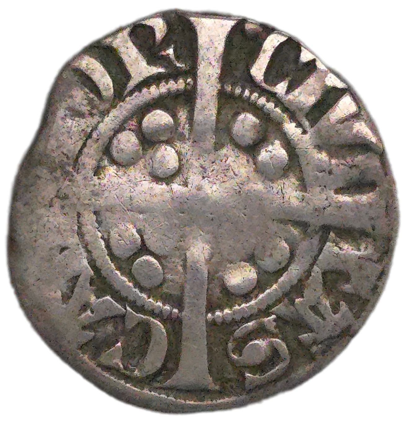 1279–1307 United Kingdom Edward I Silver Penny, Long Cross Type
