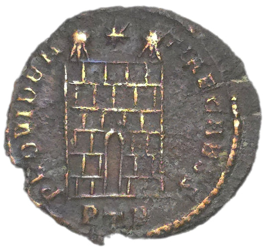 324-337AD Constantius II as Caesar, AE Follis