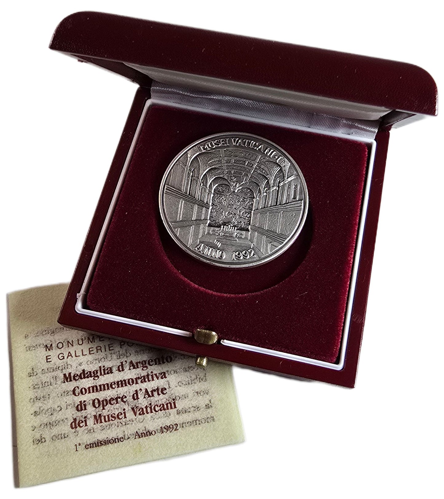1992 Vatican Museum Commemorative Art Medal