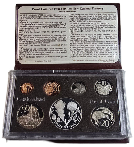 1981 New Zealand Annual Silver Proof Set