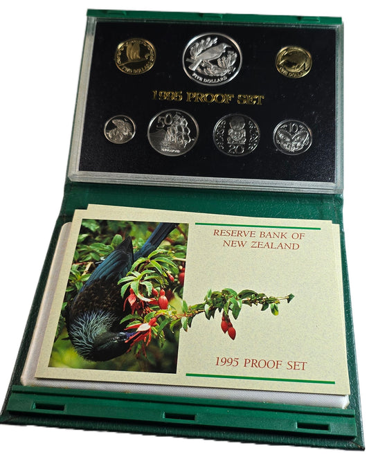 1995 New Zealand Annual Silver Proof Set