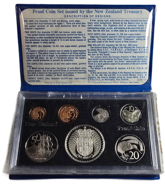 1979 New Zealand Annual Silver Proof Set