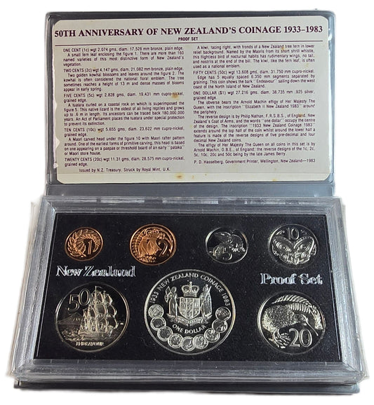 1983 New Zealand Annual Silver Proof Set