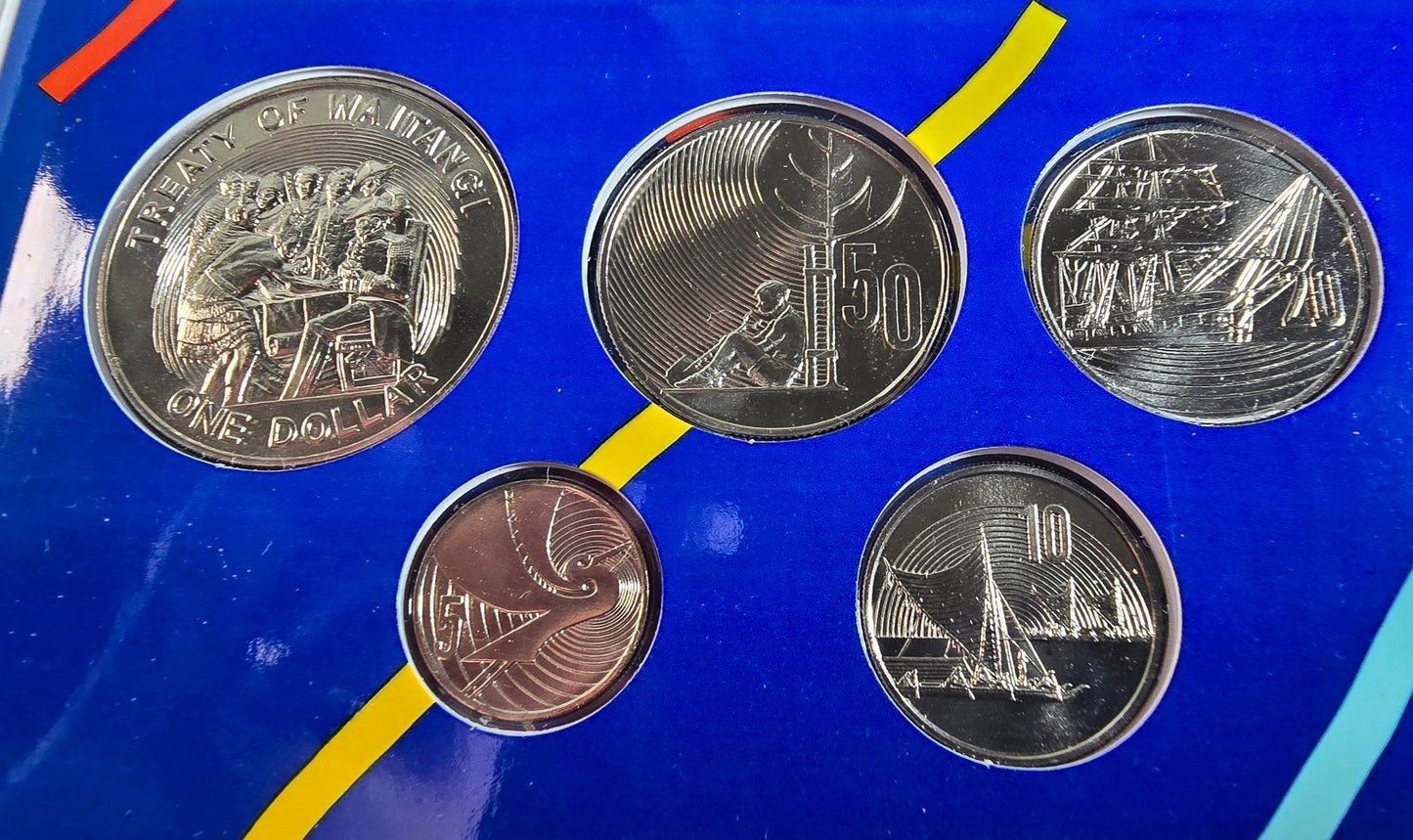 1990 New Zealand Uncirculated Set