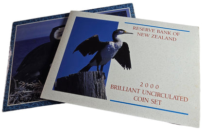 2000 New Zealand  Pied Cormorant Uncirculated Set