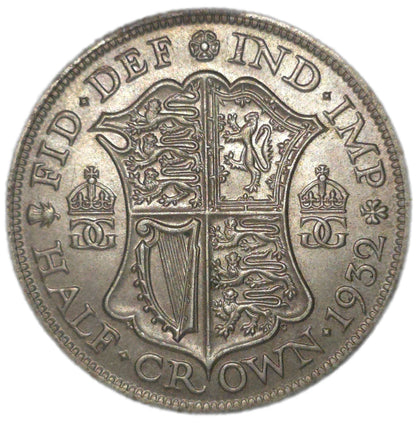 1932 UK Half Crown, Extremely Fine