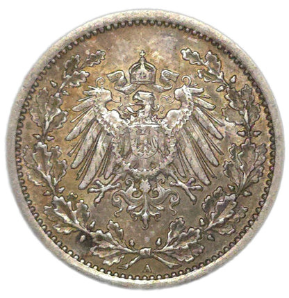 1906 Germany 1/2 Mark