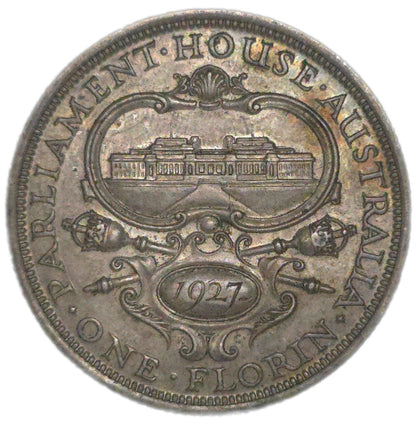 1927 Australia Florin, EF