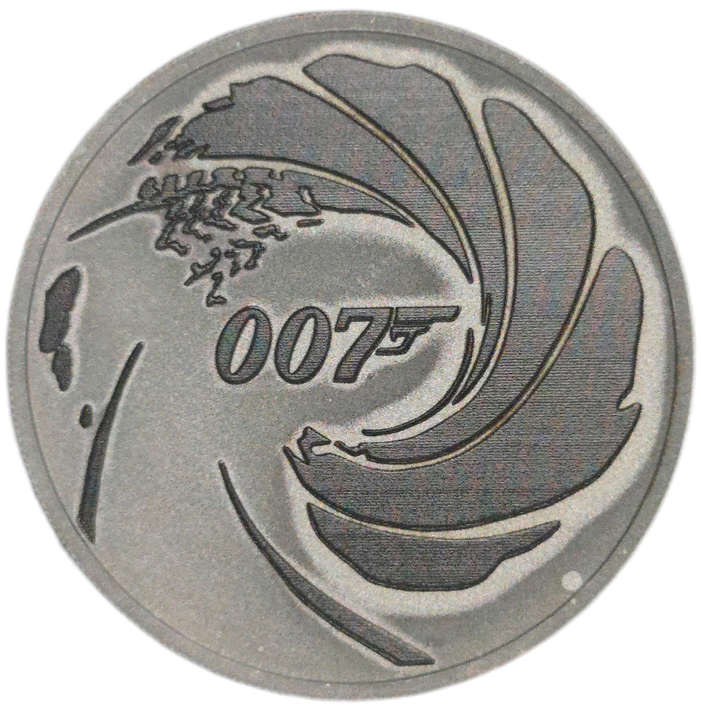 2022 Tuvalu 1 Dollar, James Bond .999 1oz silver coin