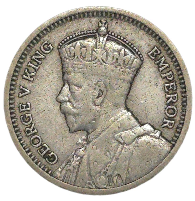 1935 New Zealand Threepence, Key Date, gFine
