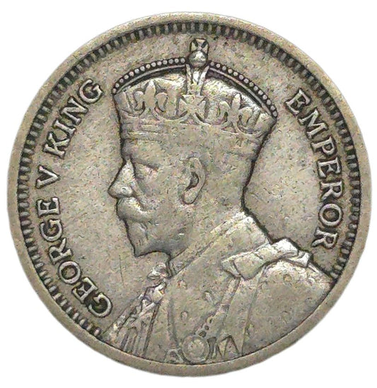 1935 New Zealand Threepence, Key Date, gFine