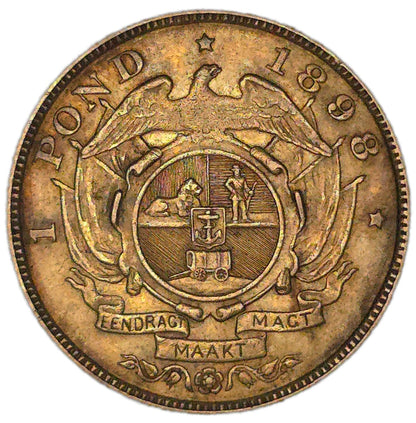 1898 South Africa 1 Pond