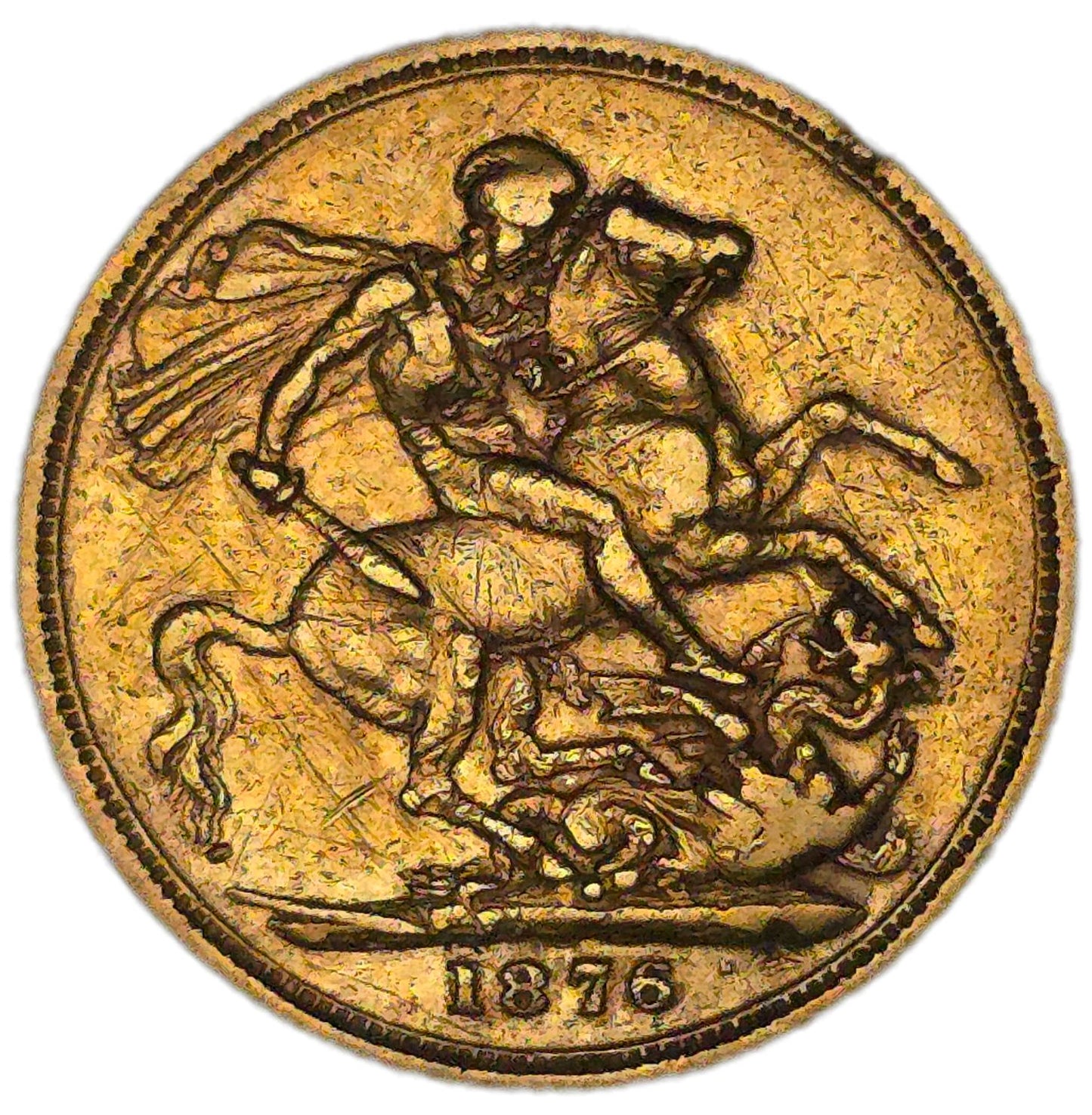 1876 United Kingdom Gold Sovereign