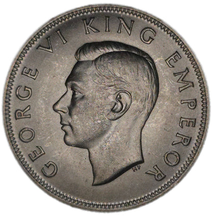 1940 New Zealand Half Crown, aUnc