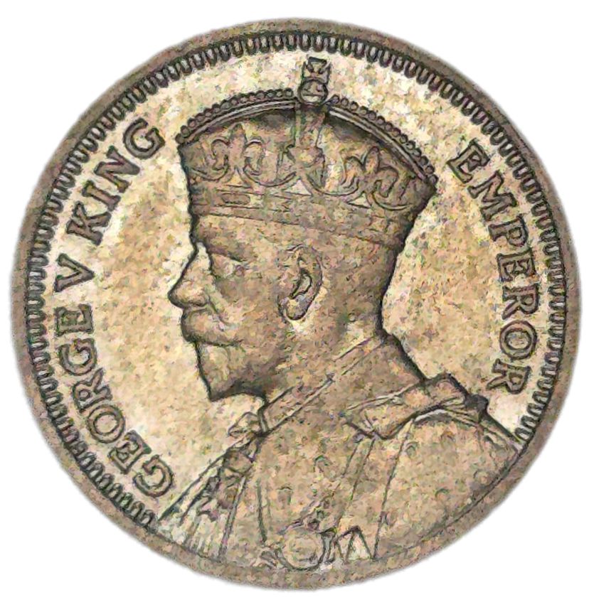1935 New Zealand Threepence, Key Date, aEF