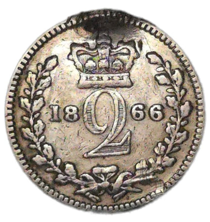 1866 United Kingdom 2 Pence