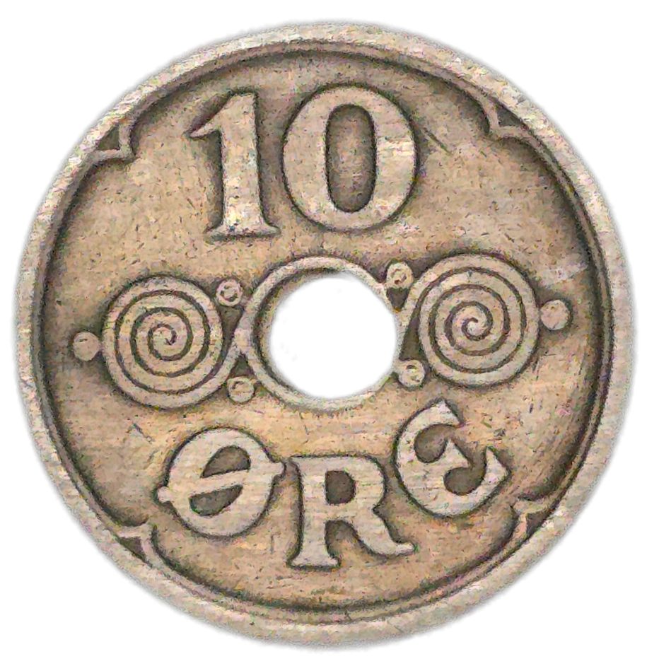 1925 Denmark 10 Ore