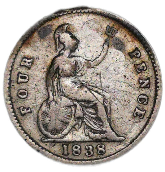 1838 United Kingdom 4 Pence