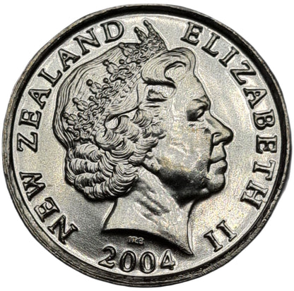 2004 New Zealand 5 Cent Coin, Scarce!