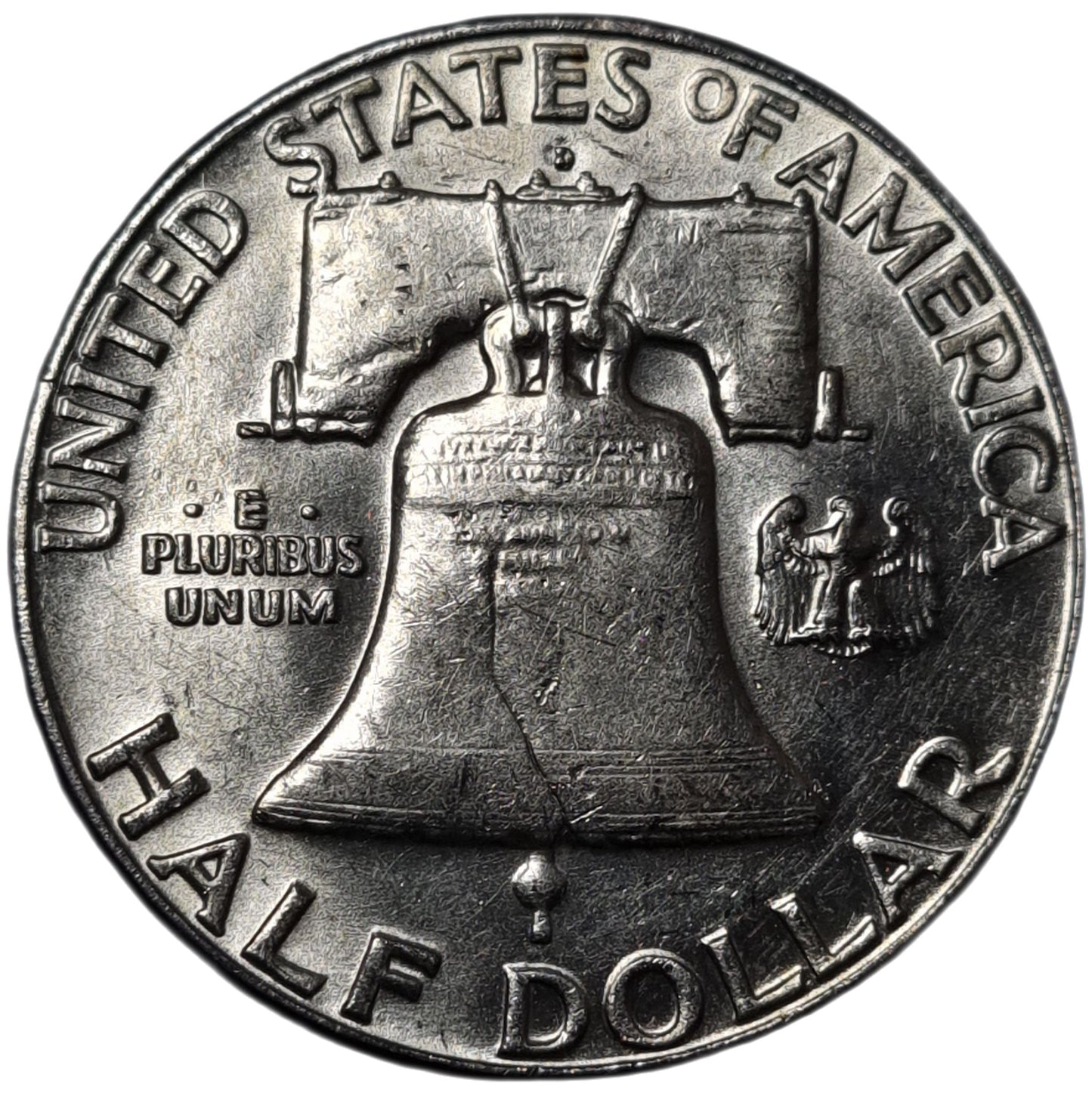 1963 United States Franklin Half Dollar, 90% Silver, Uncirculated