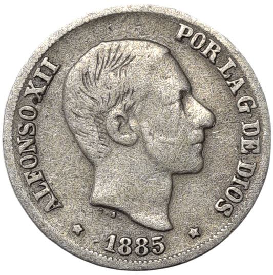 1885 Philippines 10 Centimos