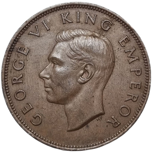 1943 New Zealand Penny - Arts & Entertainment > Hobbies & Creative Arts > Collectibles > Collectible Coins & Currency > Collectible Coins > Rare Coins from The Half Crown