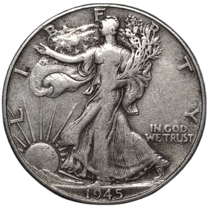 1940's United States Walking Liberty Half Dollar, 90% Silver [Random Coin, Year]