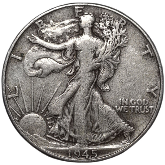 1940's United States Walking Liberty Half Dollar, 90% Silver [Random Coin, Year]