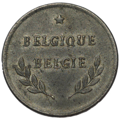 1944 Belgium 2 Francs, Allied Occupation Coinage