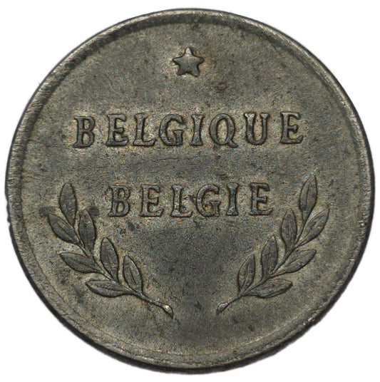 1944 Belgium 2 Francs, Allied Occupation Coinage