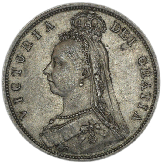1887 UK Half Crown, gVF - Arts & Entertainment > Hobbies & Creative Arts > Collectibles > Collectible Coins & Currency > Collectible Coins > Rare Coins from The Half Crown