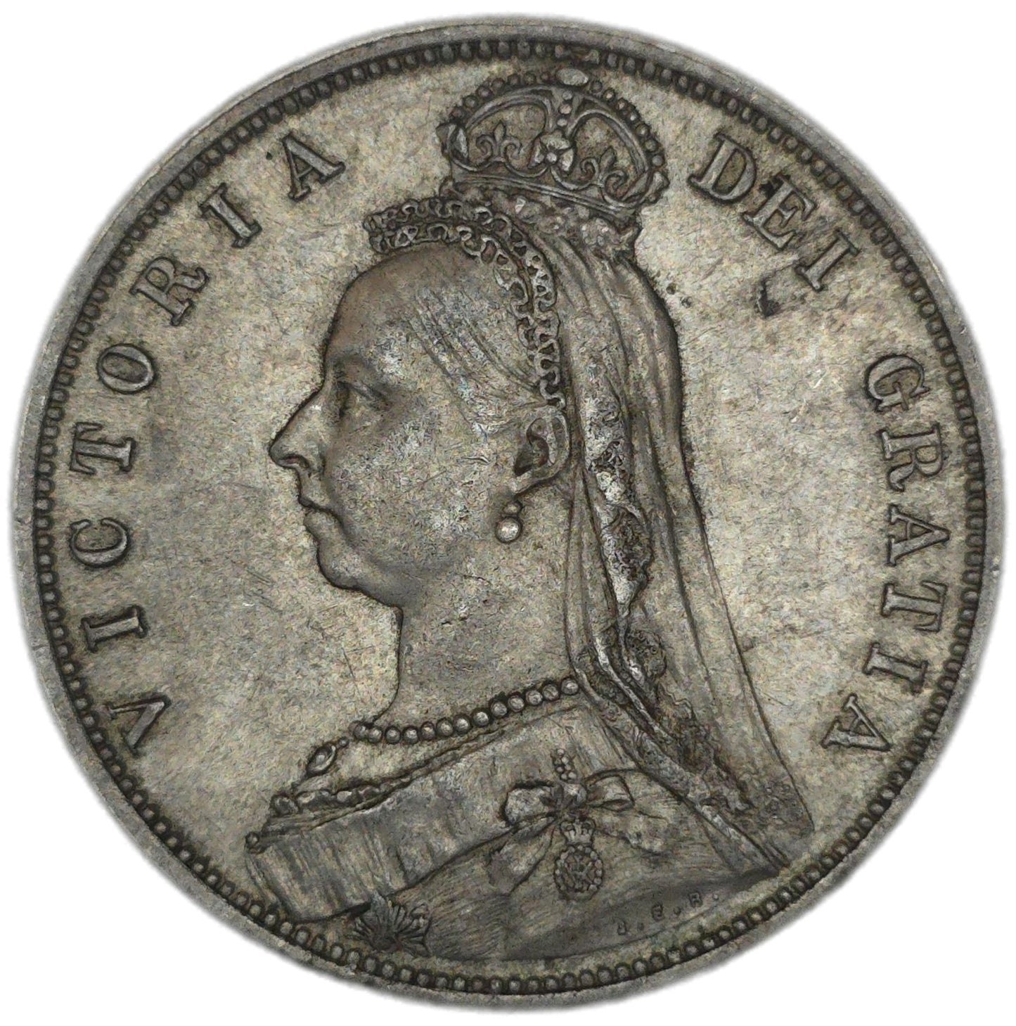 1887 UK Half Crown, gVF