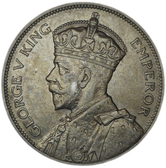1934 New Zealand Half Crown, gEF