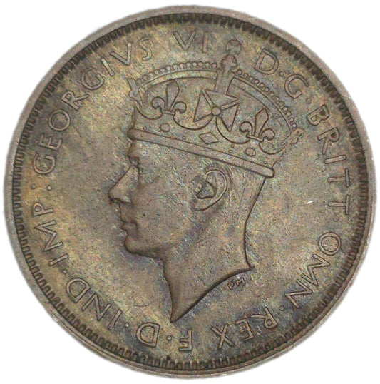 1939 British West Africa Threepence - Arts & Entertainment > Hobbies & Creative Arts > Collectibles > Collectible Coins & Currency > Collectible Coins > Rare Coins from The Half Crown